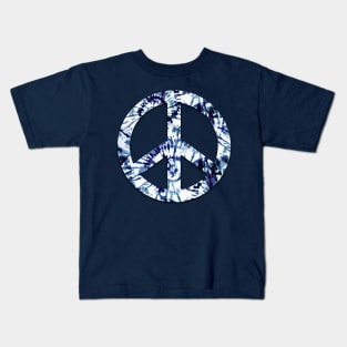 Spiral Tie Dye Peace Kids T-Shirt